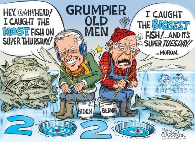 Grumpier Old Men- Biden and Bernie – Grrr Graphics - Ben ...