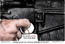 guns don't kill people