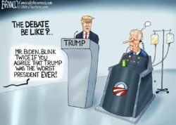 2024 Presidential debate Biden juiced