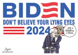 Joe Biden dementia lying eyes