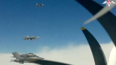 US Canadian fighters intercept Russian and Chinese bombers Alaska