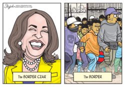 Kamala Harris illegal immigration border crisis 2024 election
