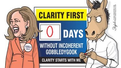 Kamala Harris word salad incoherent