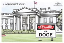 Donald Trump White House Beware of DOGE