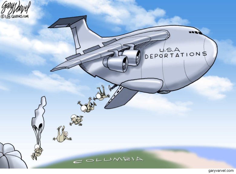 Deportation Flights Hit Colombian Tarmac After President Instantly Caved To Trump On Trade Threat