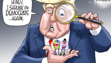 Donald Trump democrats clowns