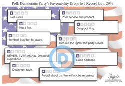 Democrats polls bad reviews unpopular