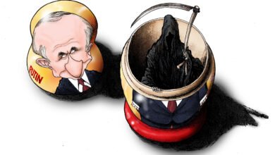 Putin is death Russian Nesting Doll