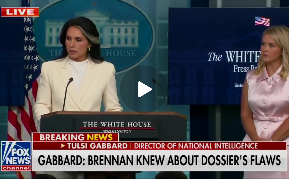 NextImg:Tulsi Gabbard Gives One-Word Answer When Asked If She’s Referring Obama For Criminal Charges | CDN