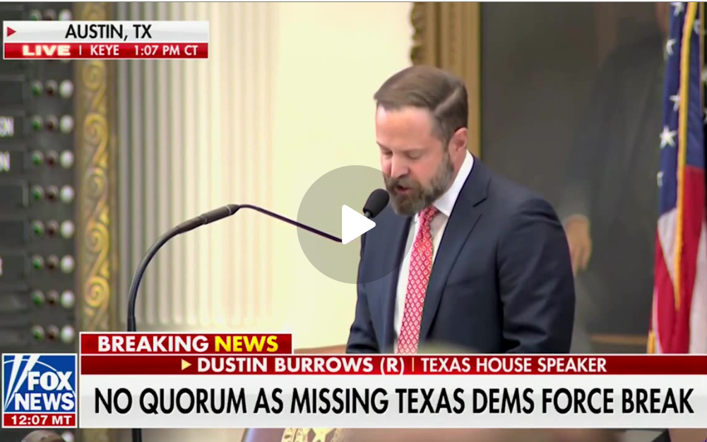 NextImg:Texas House Speaker Drops Hammer On Runaway Dems | CDN