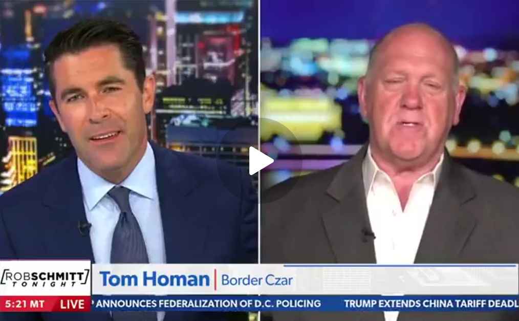 NextImg:Tom Homan Torches Media For Downplaying DC Crime, Dares Reporters To ‘Walk The Streets’ At Night | CDN
