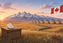 AI-generated illustration for the article: Alberta Voters Decisively Reject Path to Separation From Canada